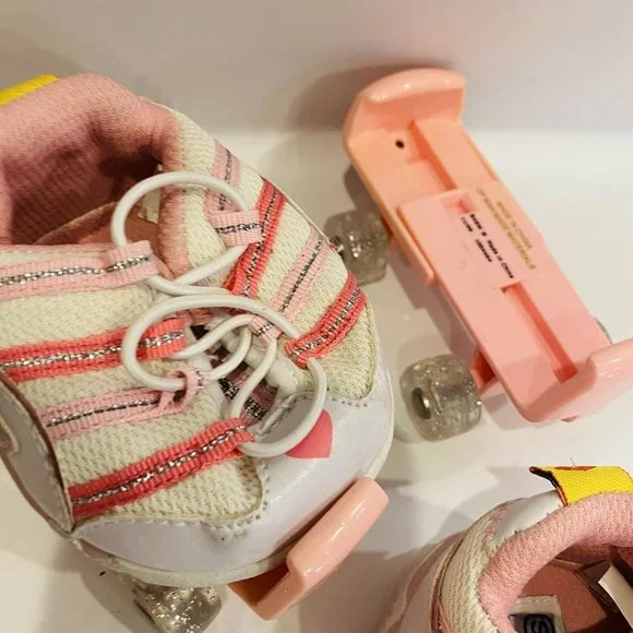 Lot Build A Bear Workshop Pink Roller Skates & sneaker lot for plush animals - Picture 4 of 13